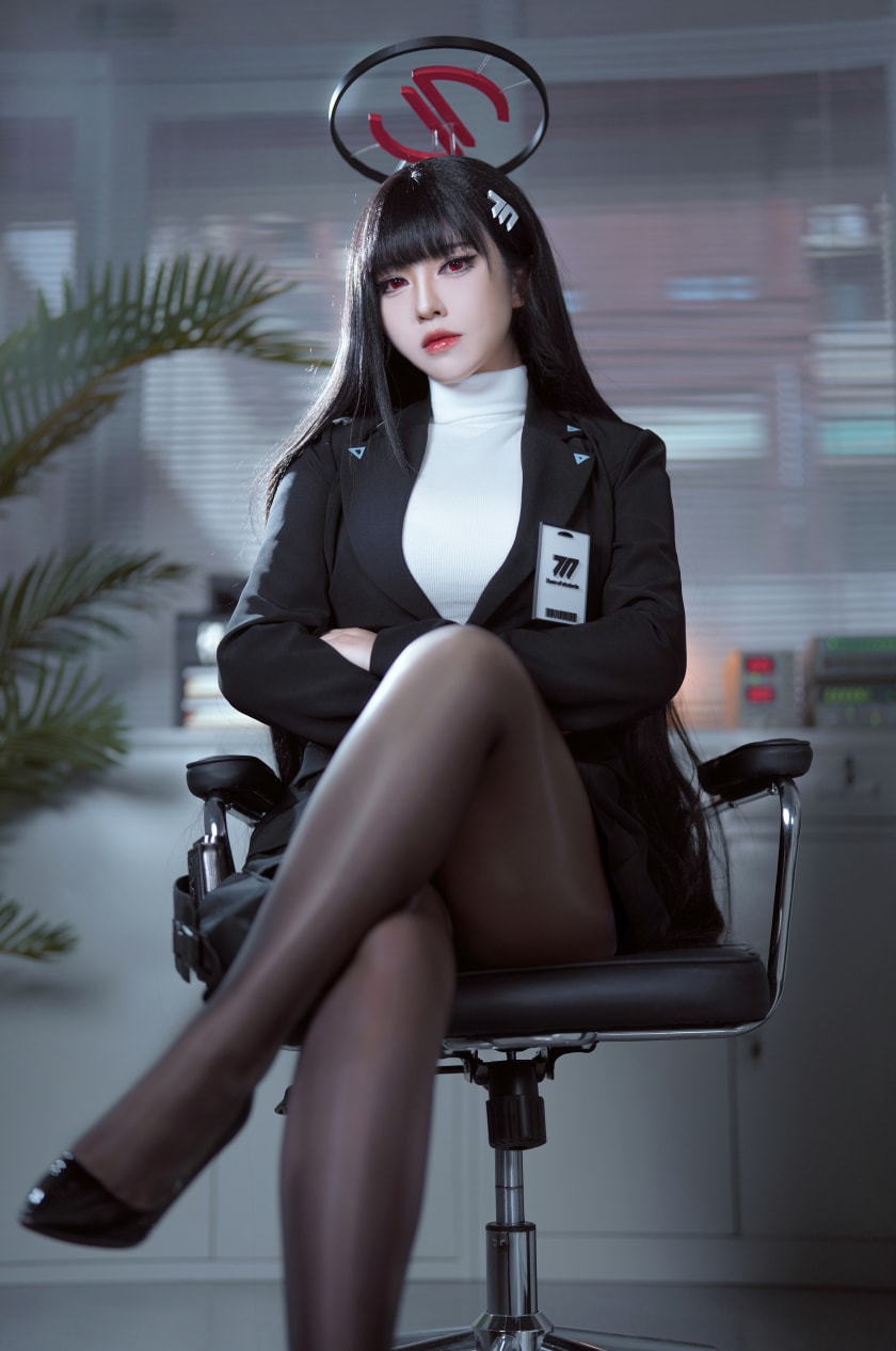 半半子 蔚蓝档案 调月莉音-超级漂亮