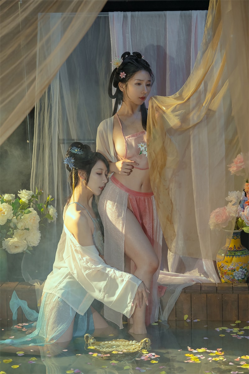 图片[2]-云溪溪是谁？观赏岛田云溪&奶桃在水池边嬉戏！-女主档案